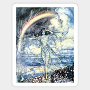 Iris - Arthur Rackham Sticker